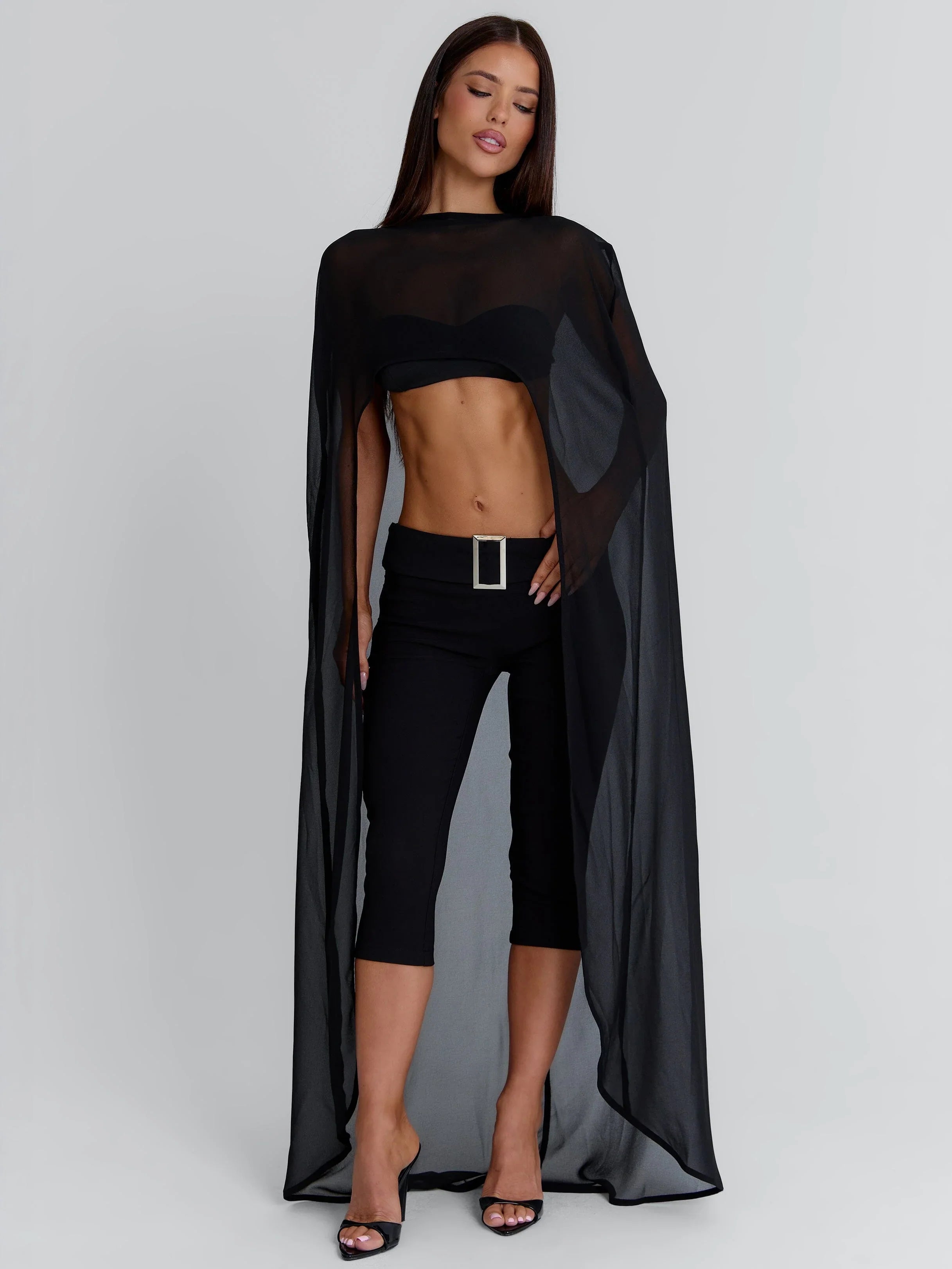 Karley Crop Top Black