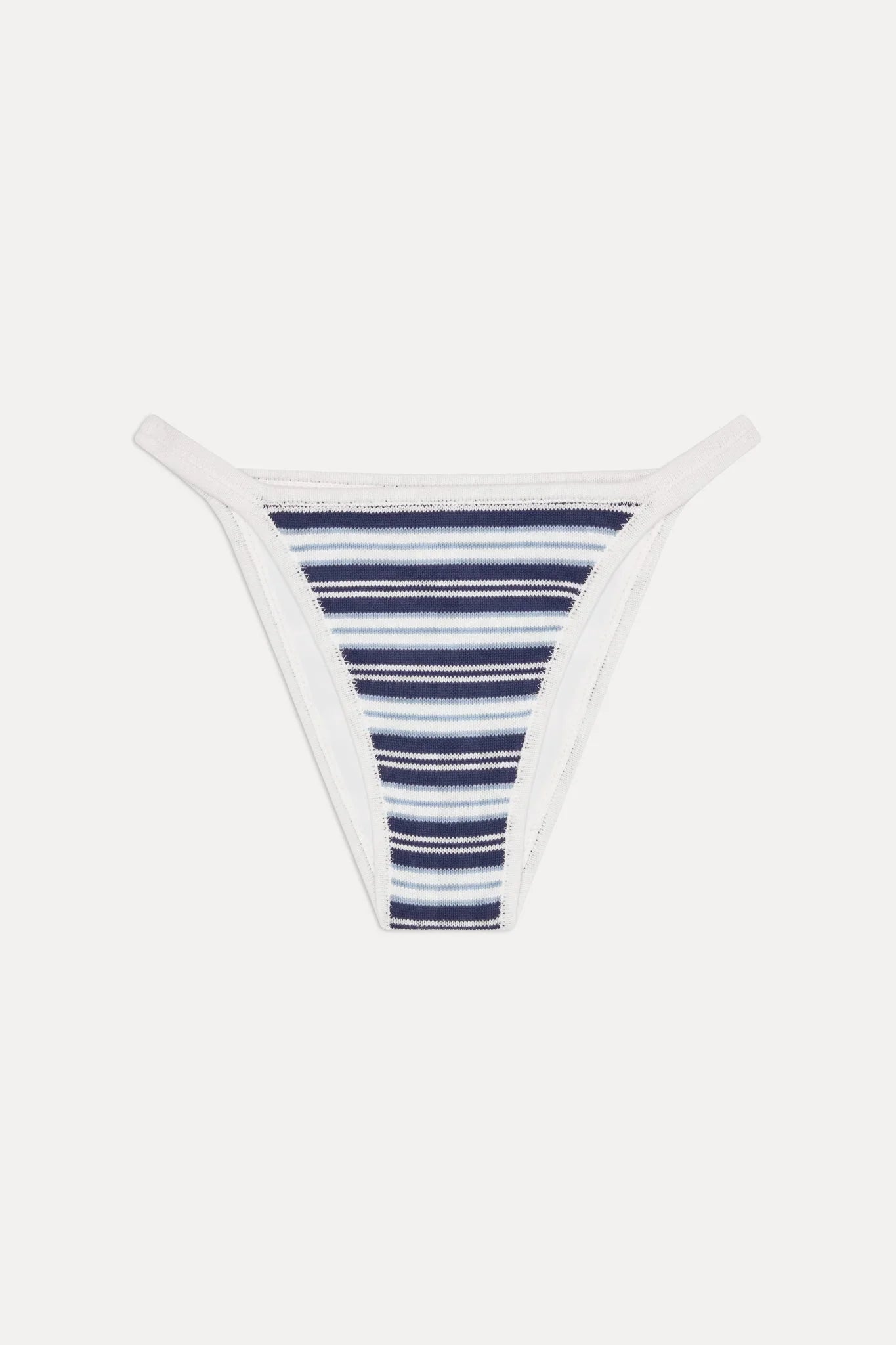 x JENNIE Tide Knit Bikini Bottom - Arctic Stripe