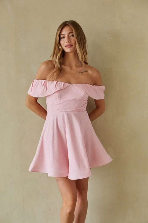 Ava Fit and Flare Mini Dress