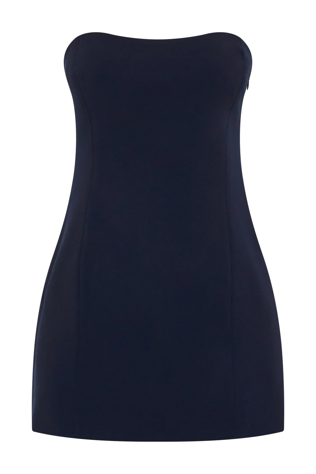 MESHKI Neeka Strapless Bow Back Mini Dress - Navy