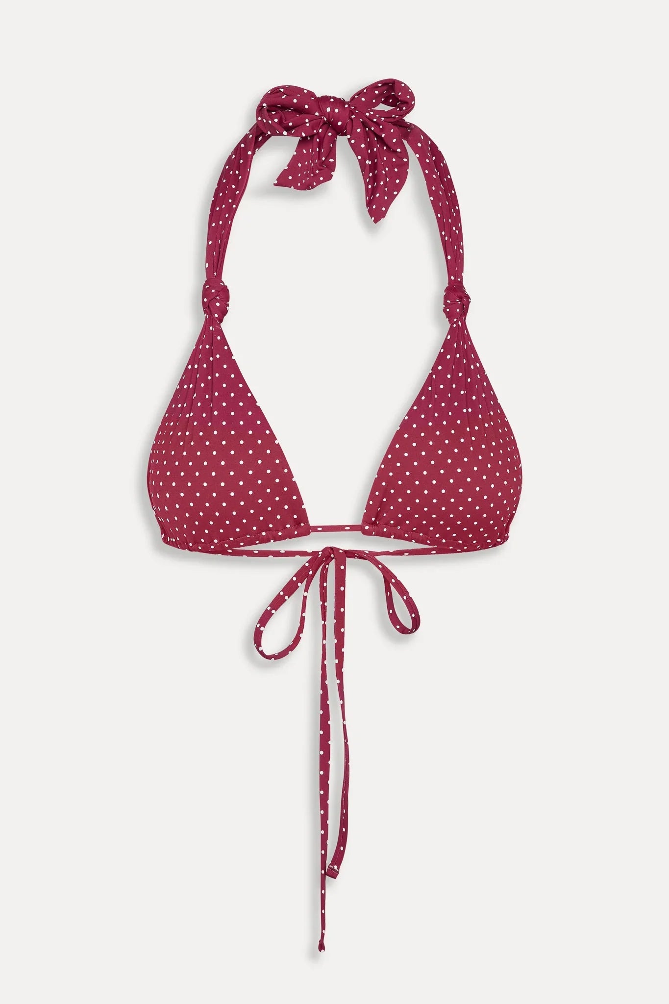Kealy Polka Dot Bikini Top - Tuscany