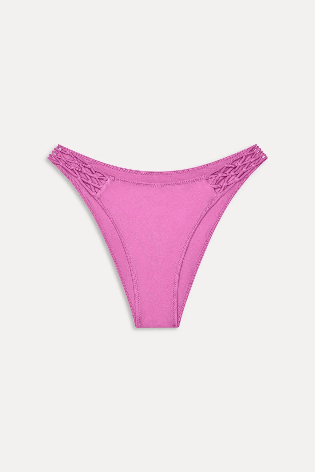Dove Satin Bikini Bottom - Capri Pink
