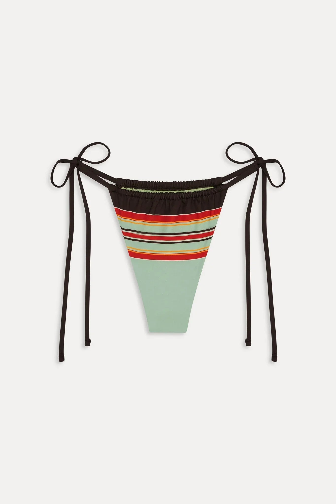 Tia Striped Skimpy Bikini Bottom - Desert Dusk