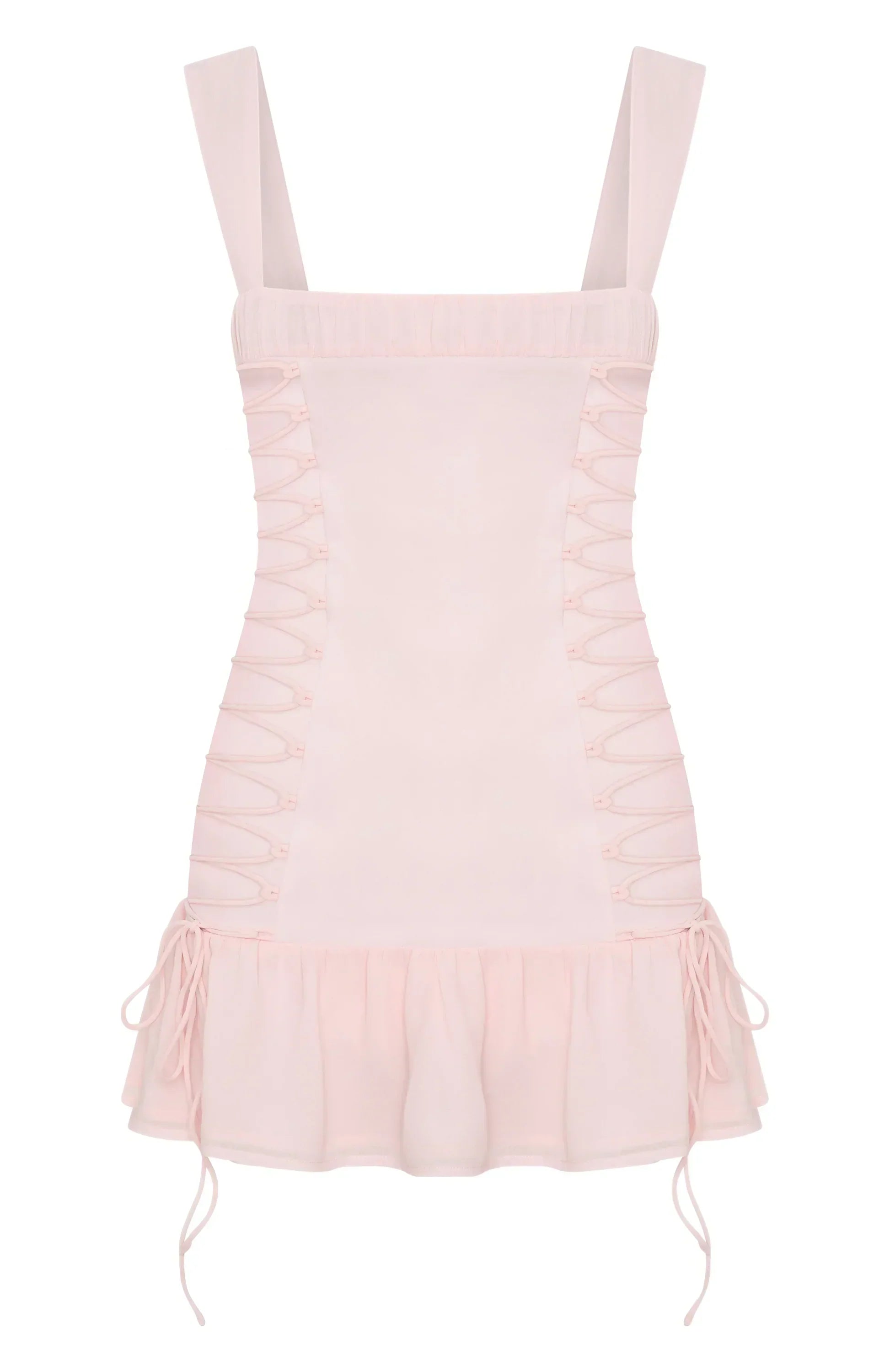 Rush In Mini Dress Baby Pink
