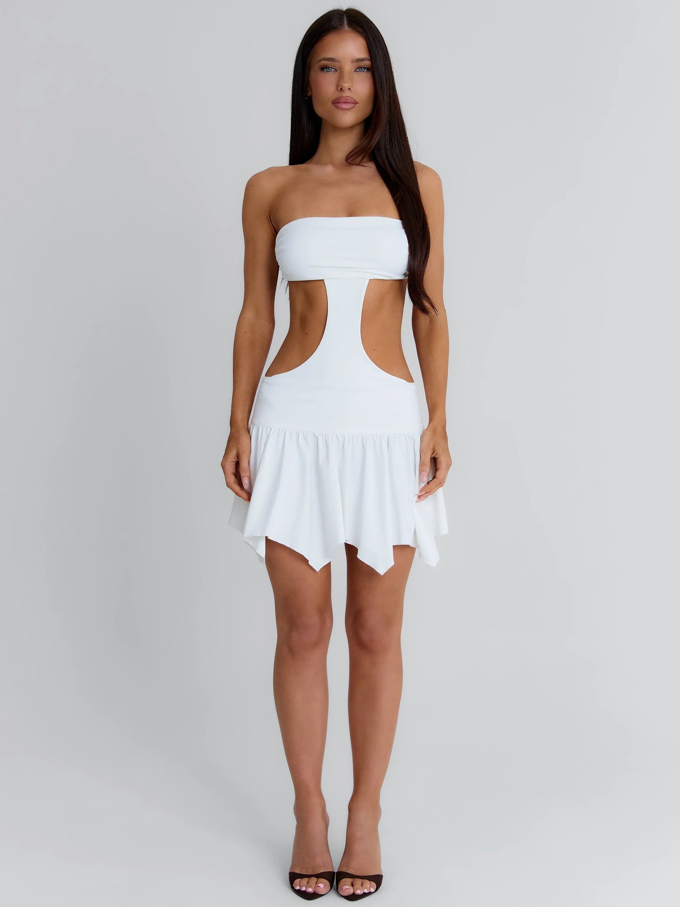 Mayia Mini Dress White