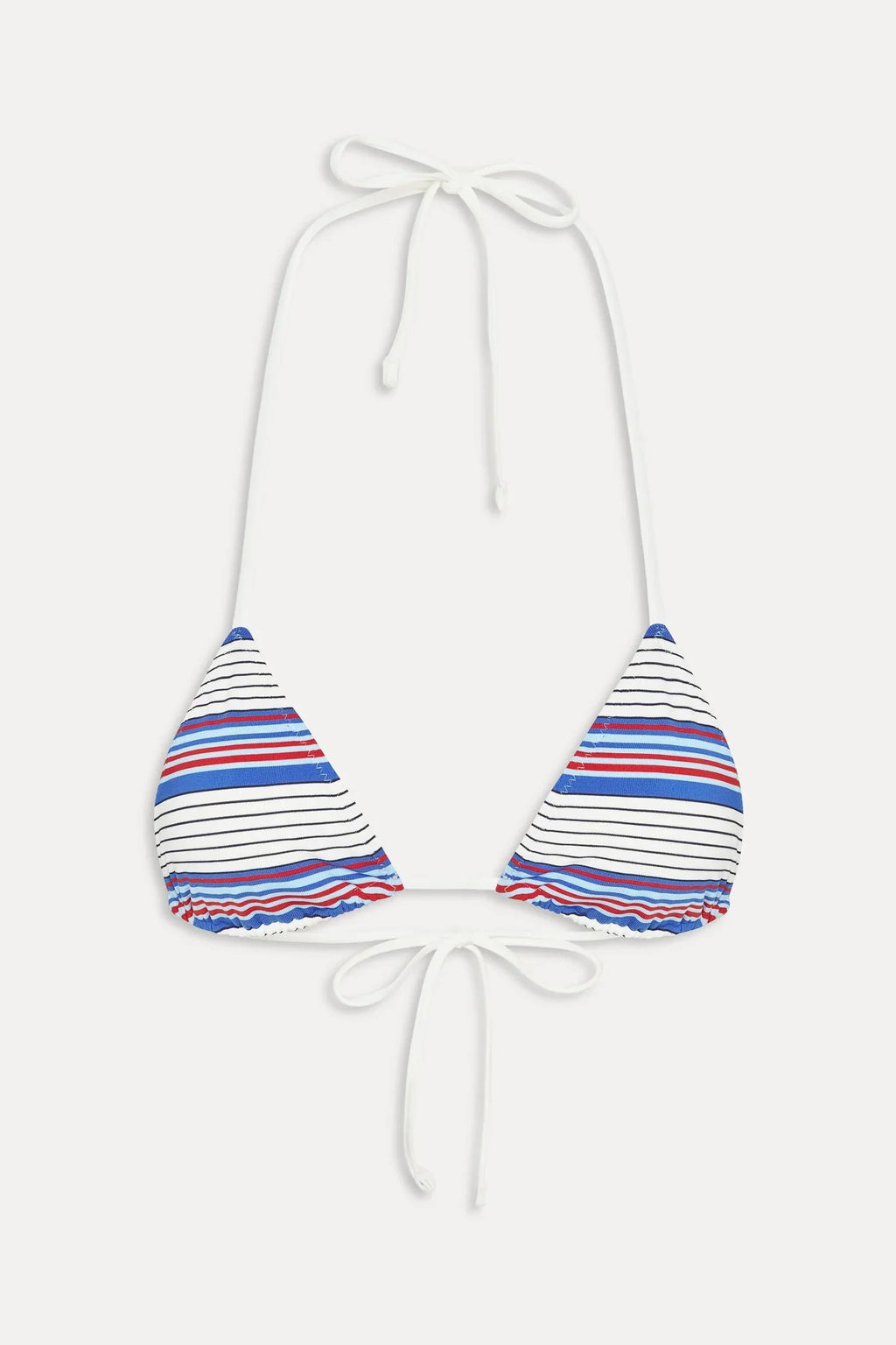 Nick Striped Triangle Bikini Top - St. Tropez Stripe