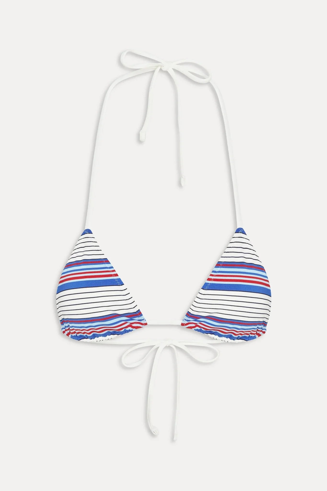 Nick Striped Triangle Bikini Top - St. Tropez Stripe