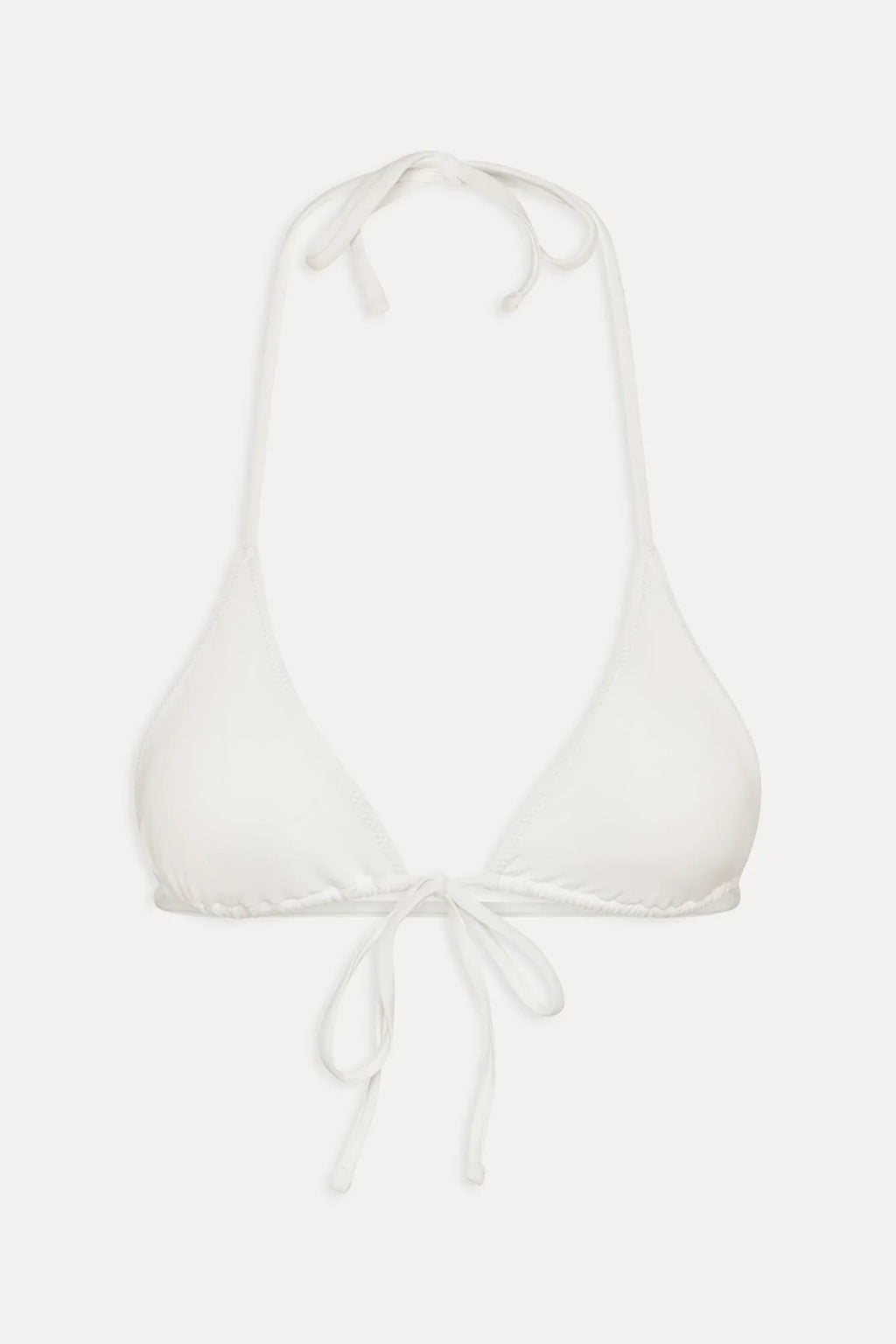 Paradise Halter Bikini Top - Optic White