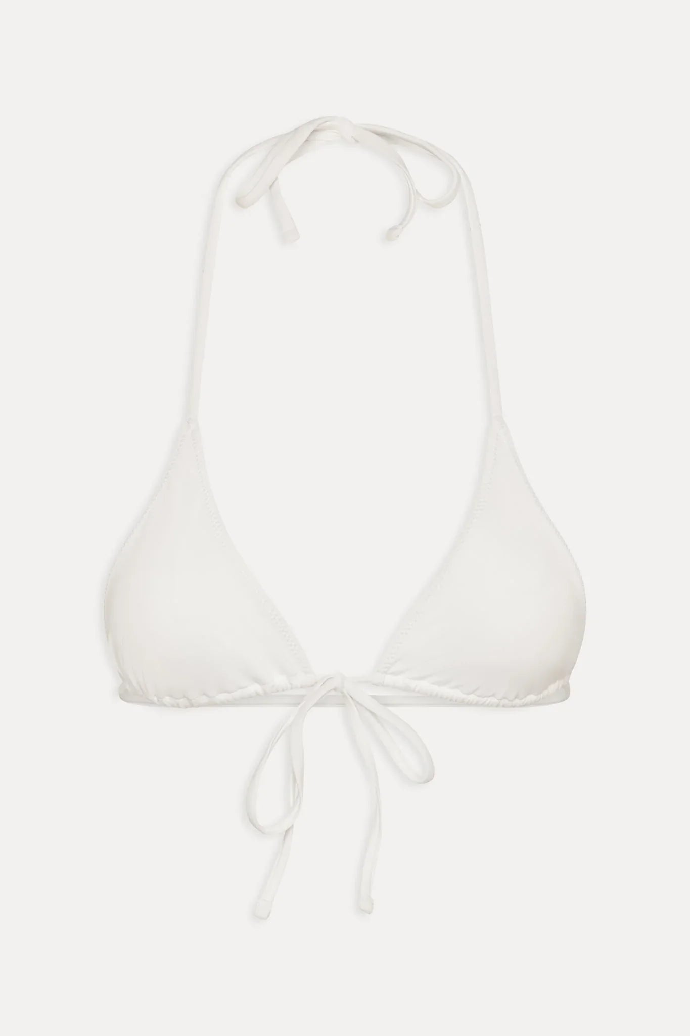 Paradise Halter Bikini Top - Optic White
