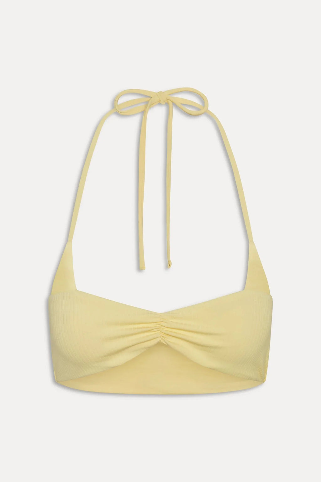 x JENNIE Astrid Ribbed Bikini Top - Honeycomb