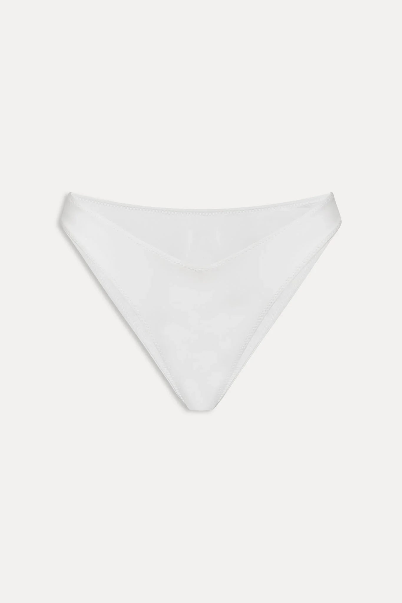 Enzo Cheeky Bikini Bottom - Optic White