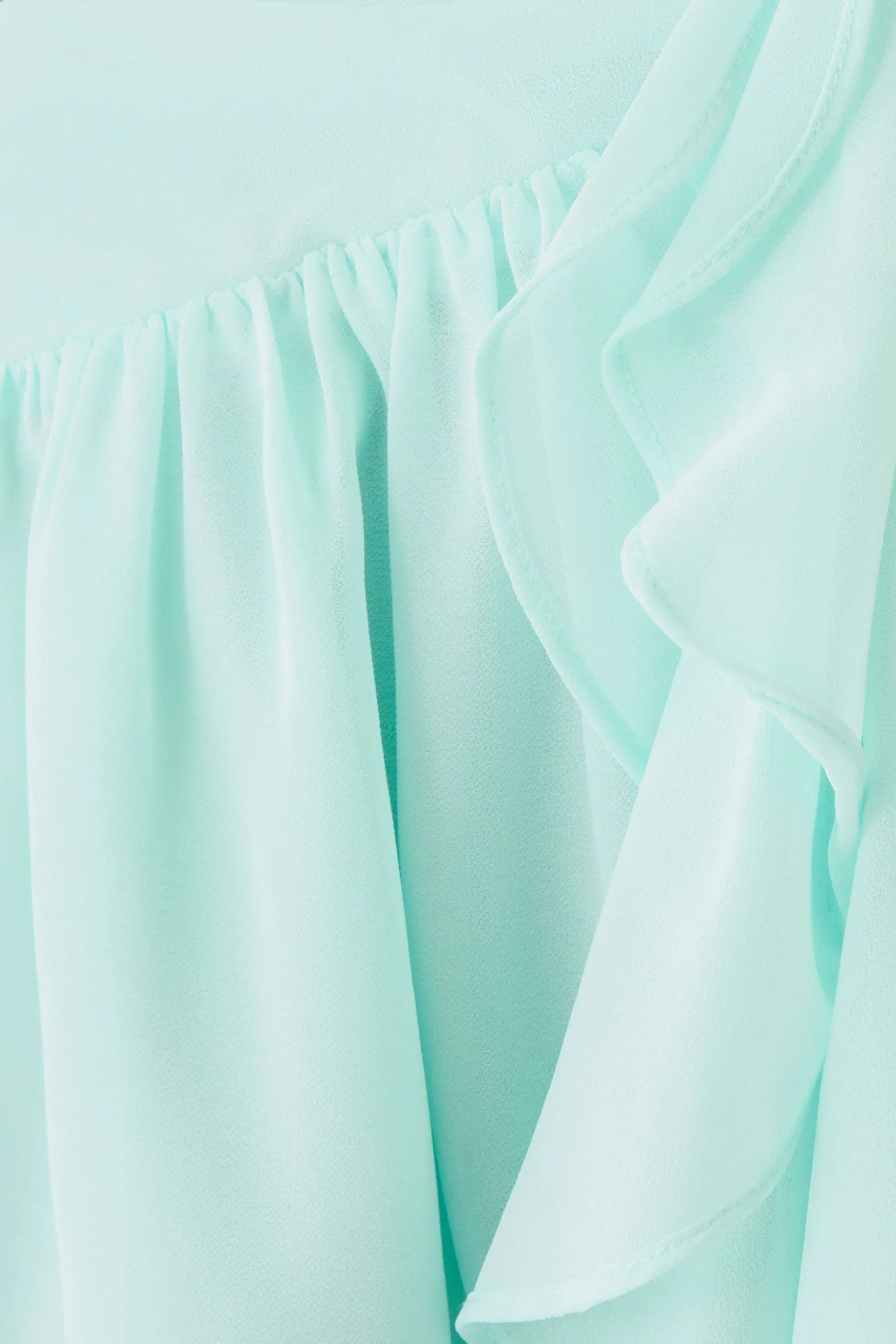 Guide You Halter Neck Mini Dress - Aqua