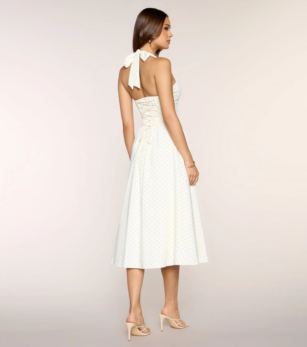 Picture Perfect Polka Dot Midi Dress