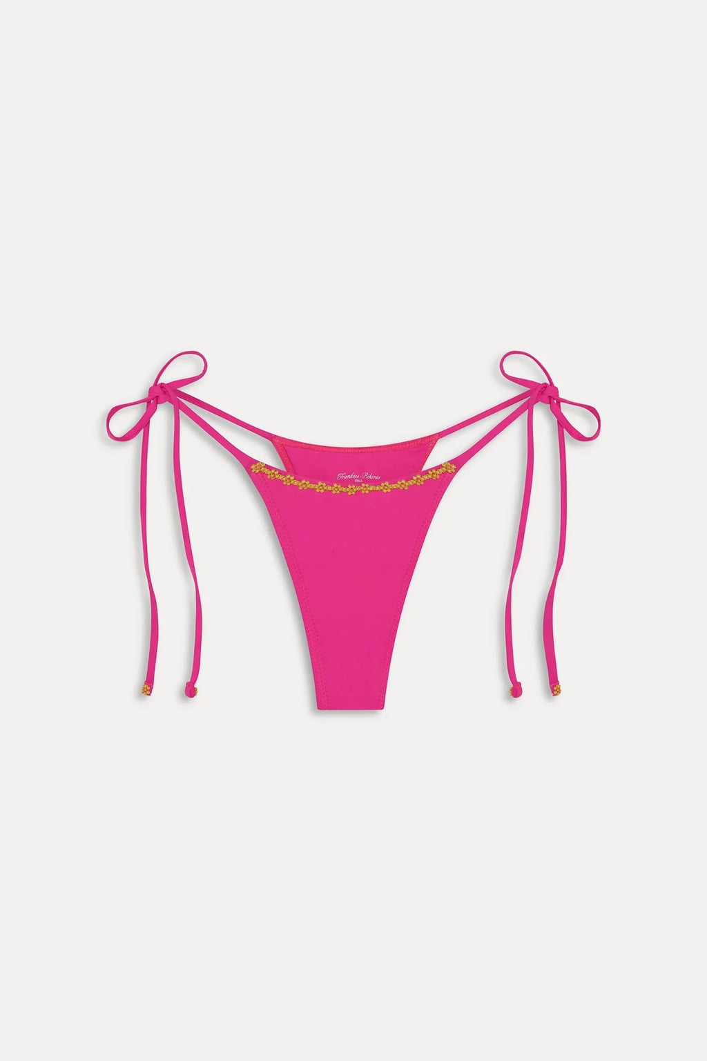 Divine Skimpy Beaded Bikini Bottom - Sea Star Pink