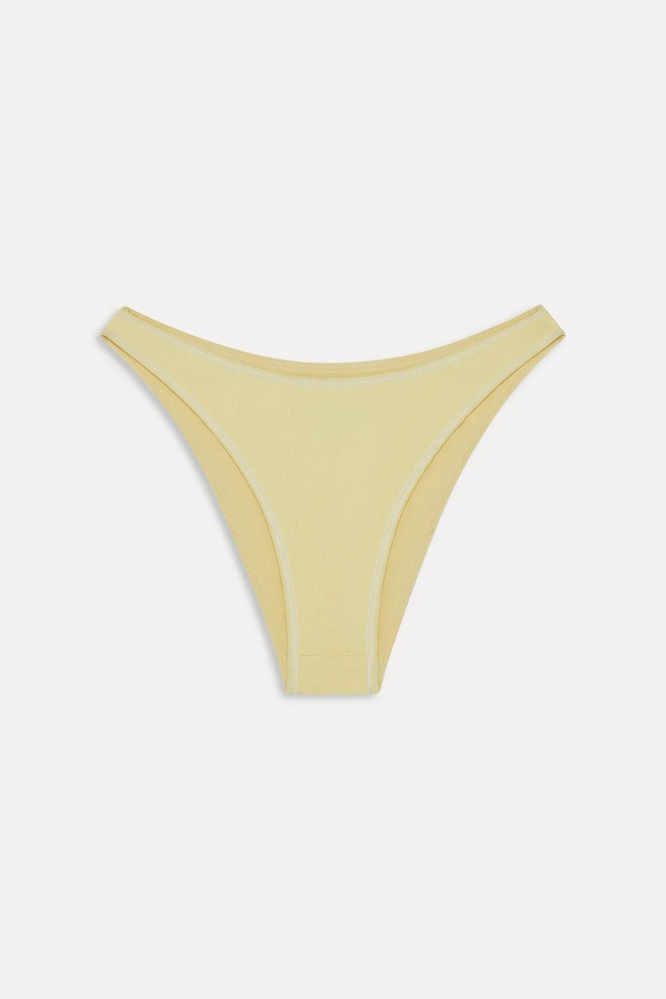 x JENNIE Dove Ribbed Bikini Bottom - Honeycomb