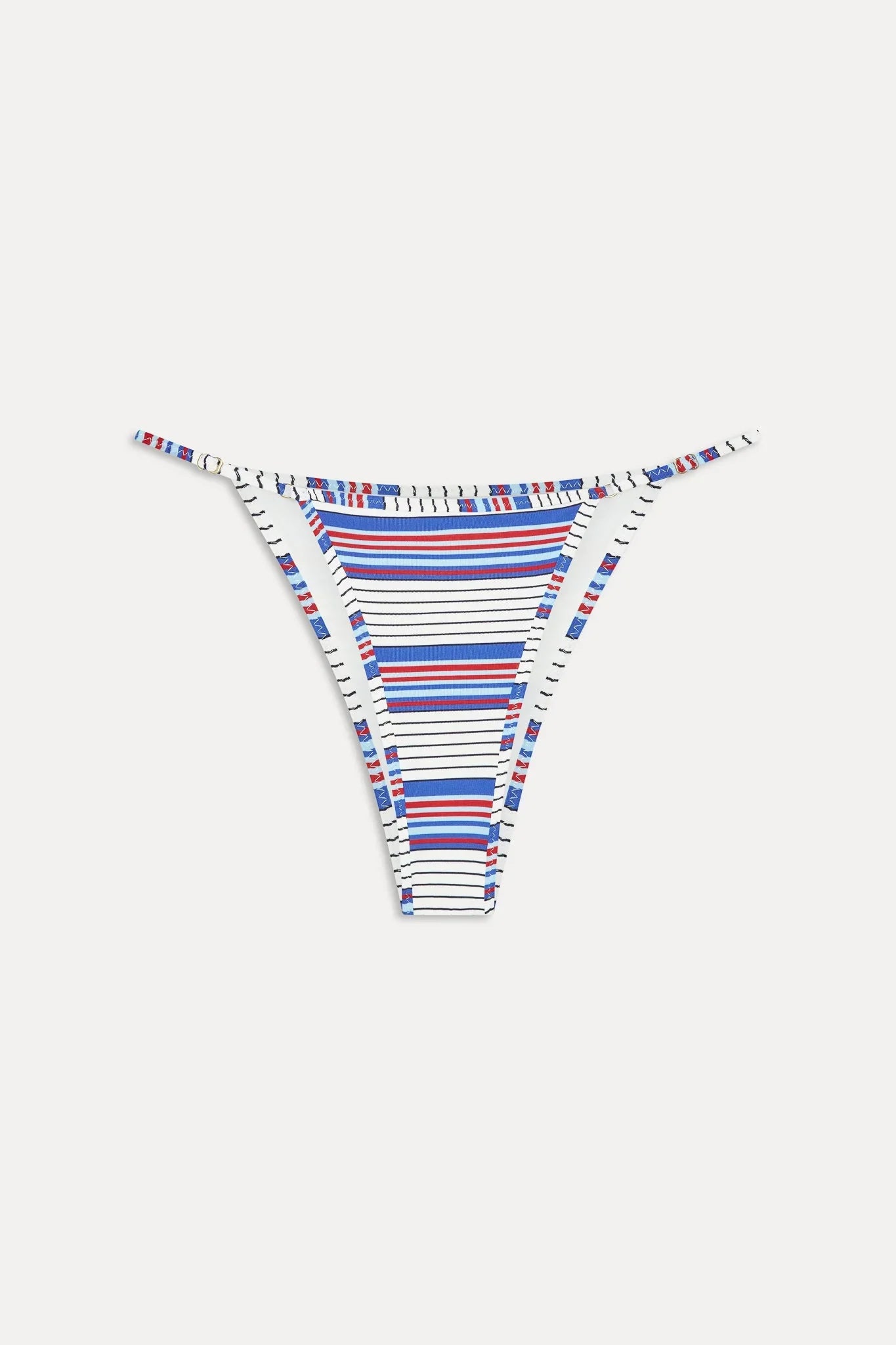 Luna Striped Bikini Bottom - St. Tropez Stripe