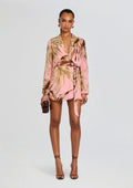 Fawn Mini Dress With Detachable Belt