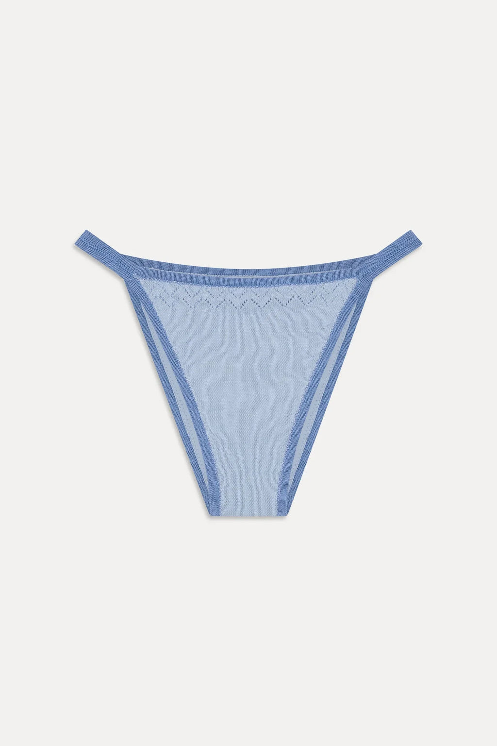 Tide Knit Cheeky Bikini Bottom - Malibu Tide