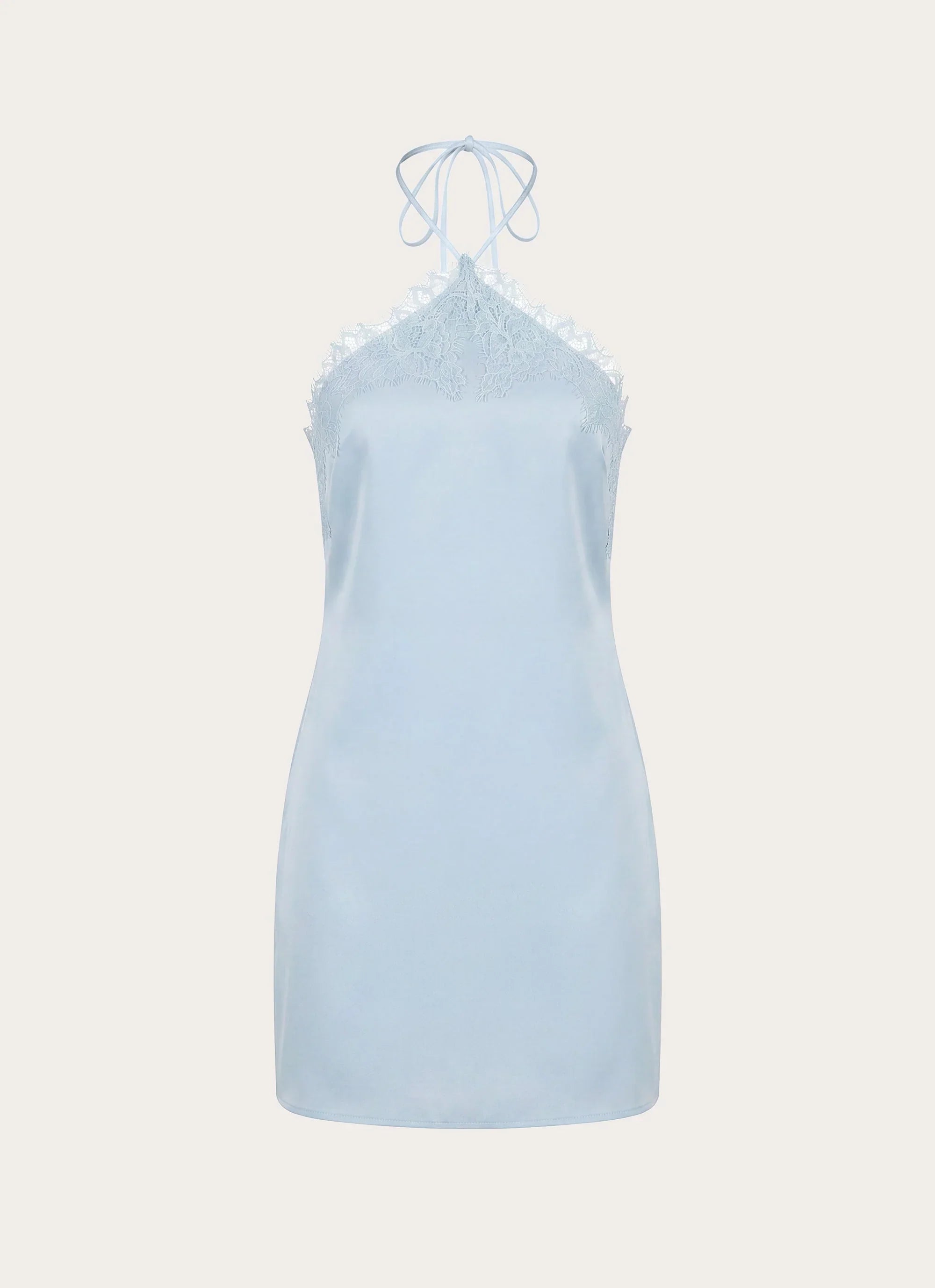 Samaria Halter Mini Dress - Mint