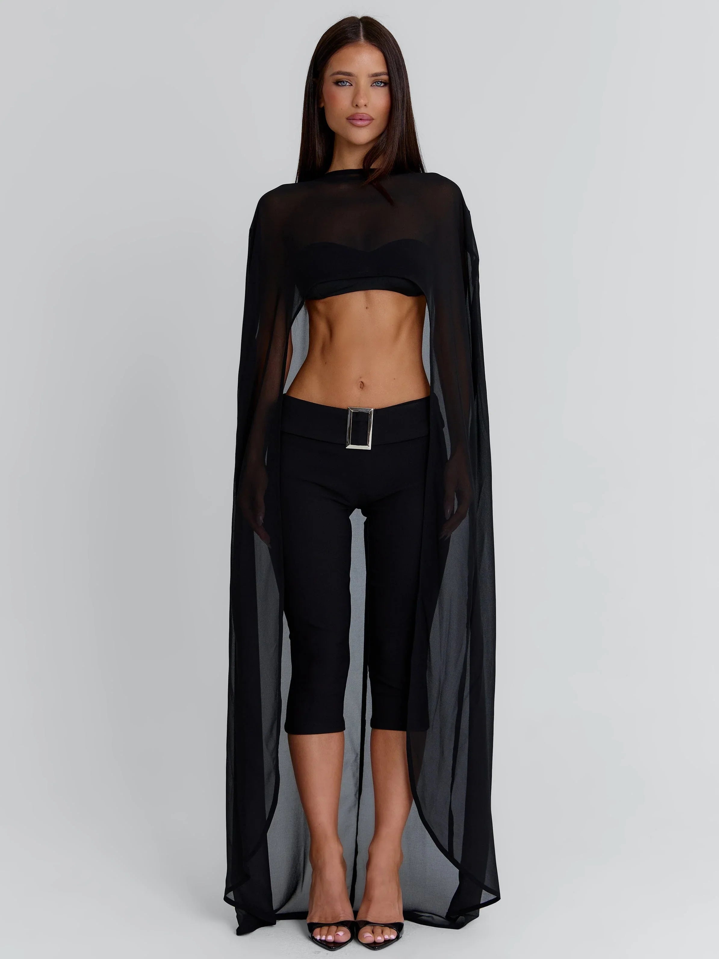 Karley Crop Top Black