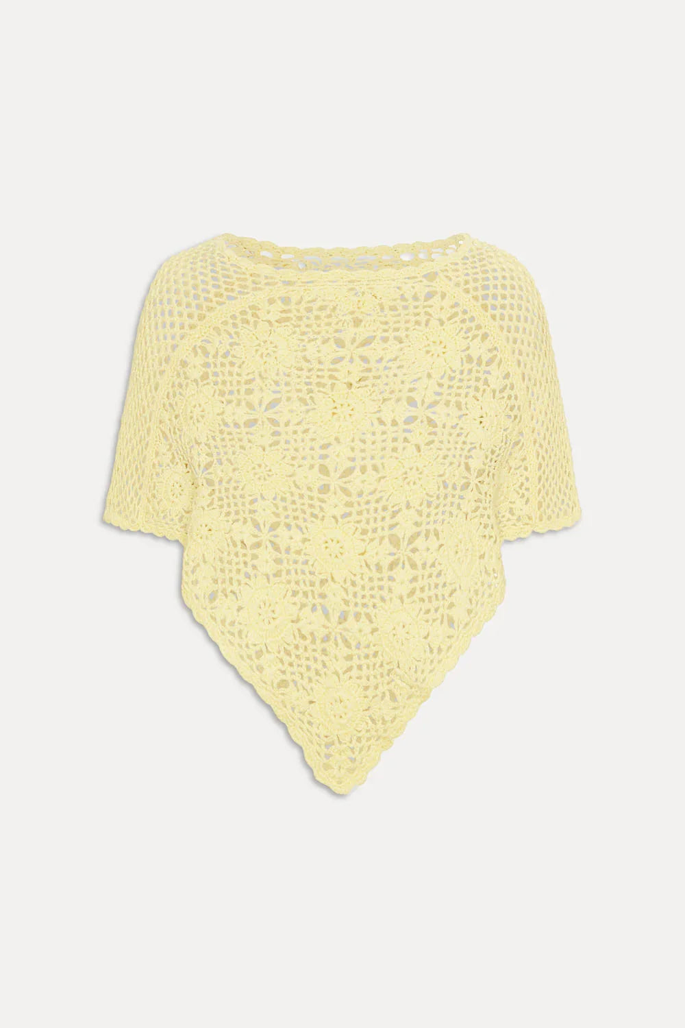 Sophie Crochet Poncho - Whipped Butter
