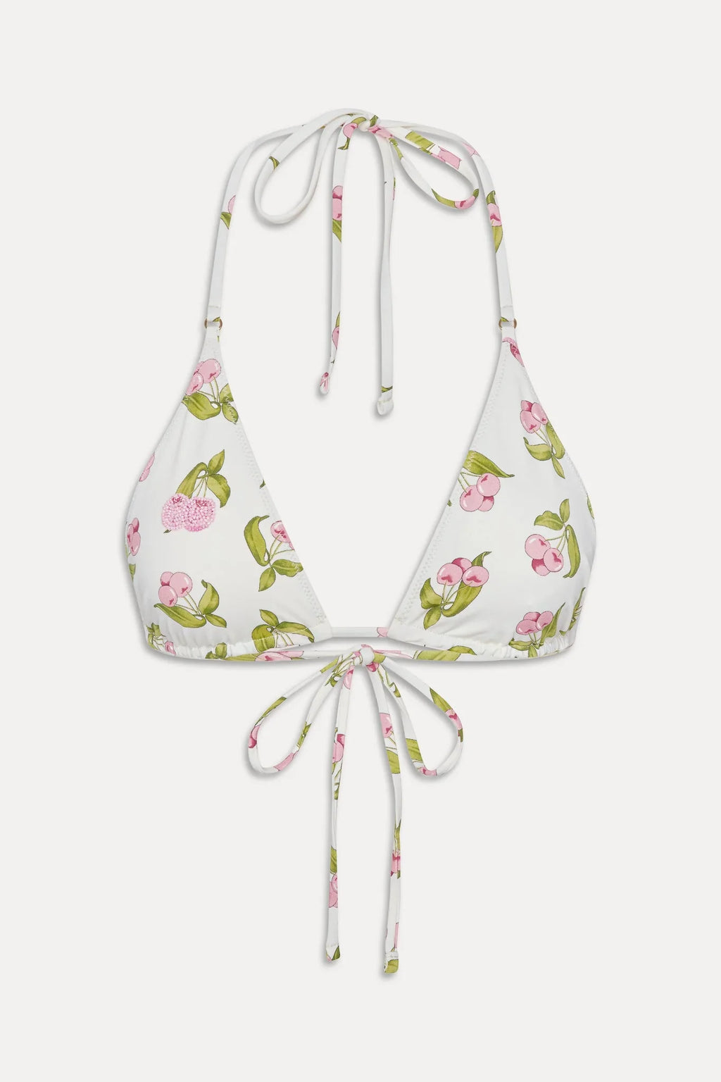 Grace Beaded Triangle Bikini Top - Cherry Picked