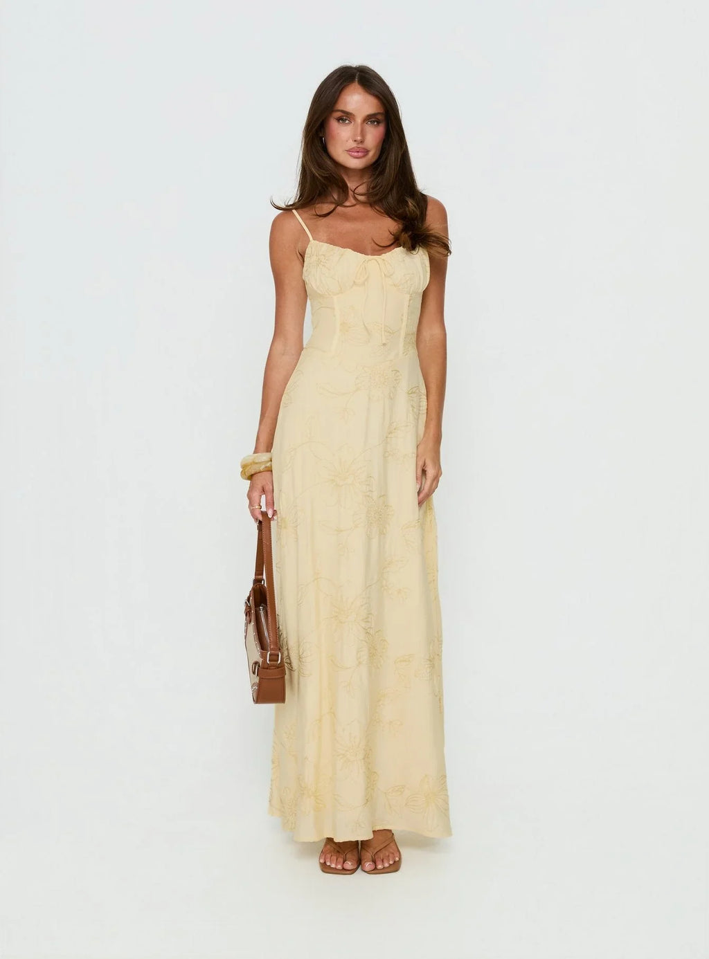 Members Only Maxi Dress Lemon