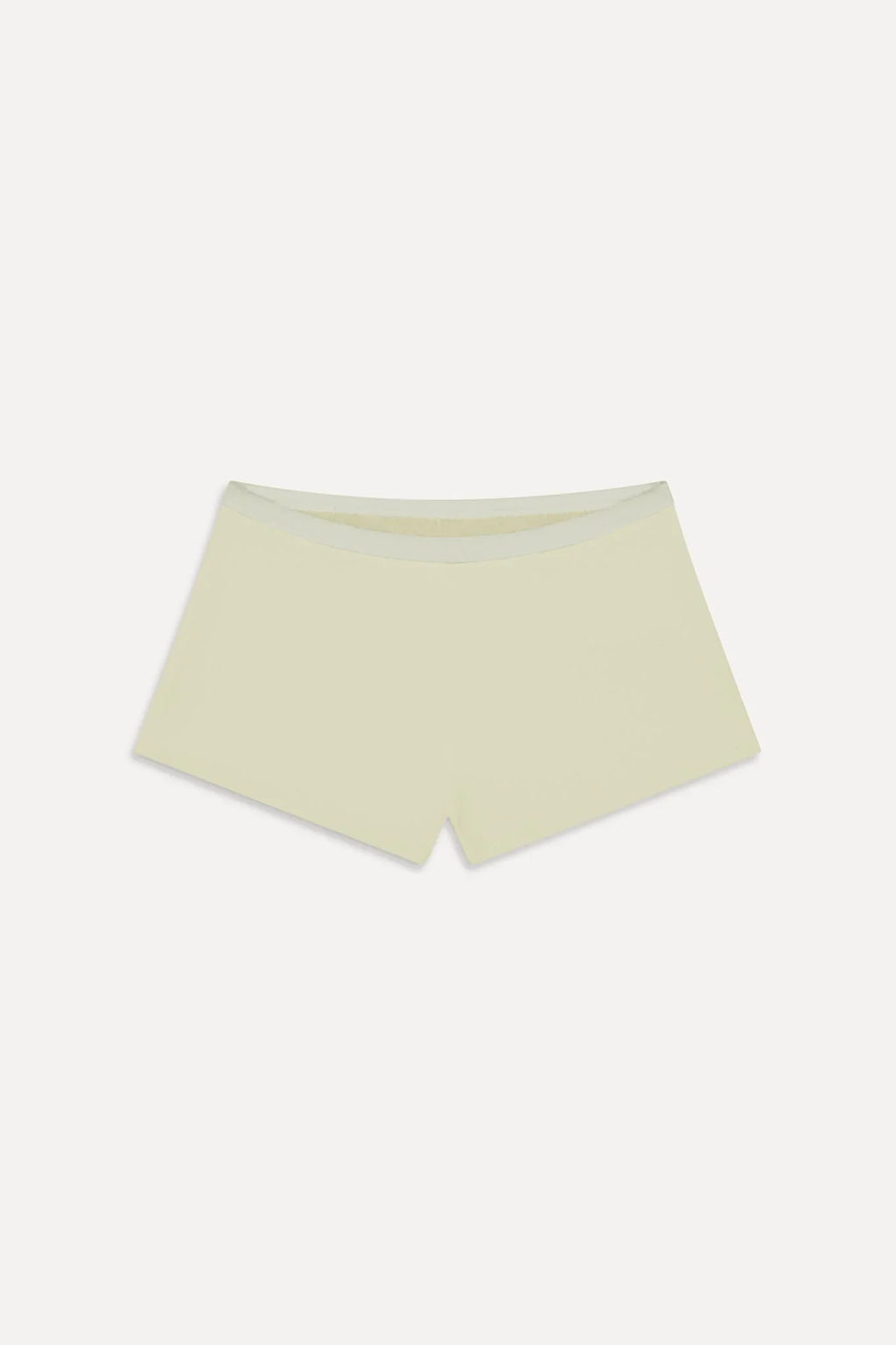 Caster Terry Cheeky Boy Shorts - Lemon