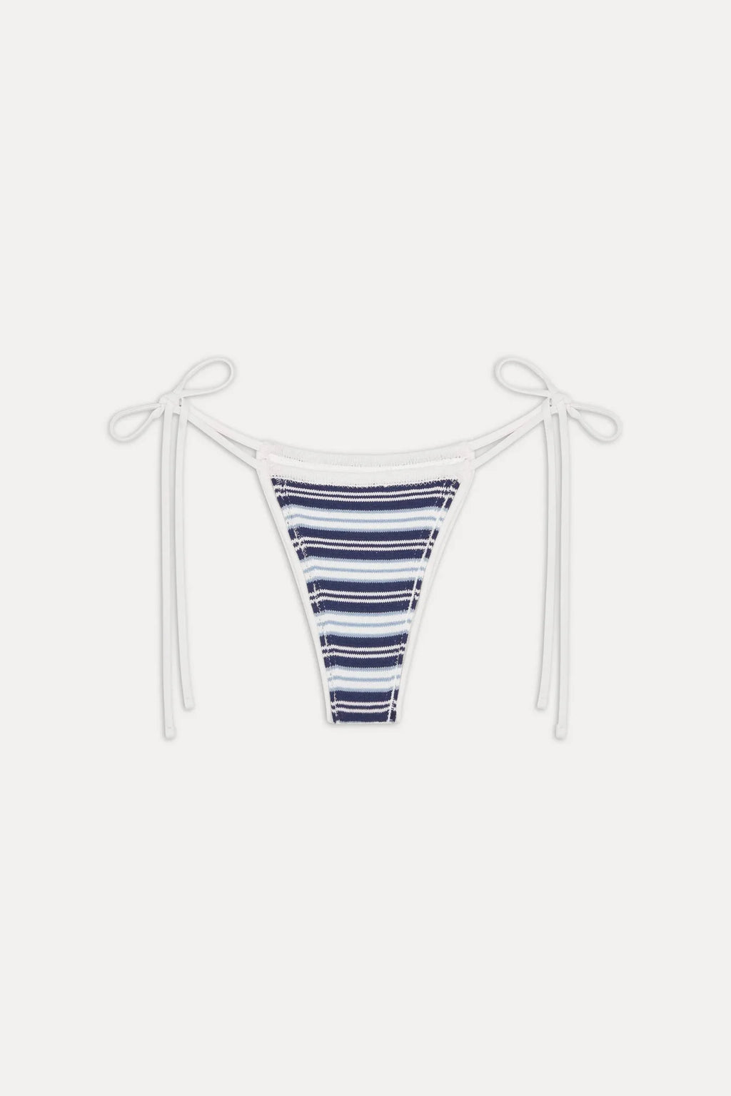 x JENNIE Divine Knit Bikini Bottom - Arctic Stripe