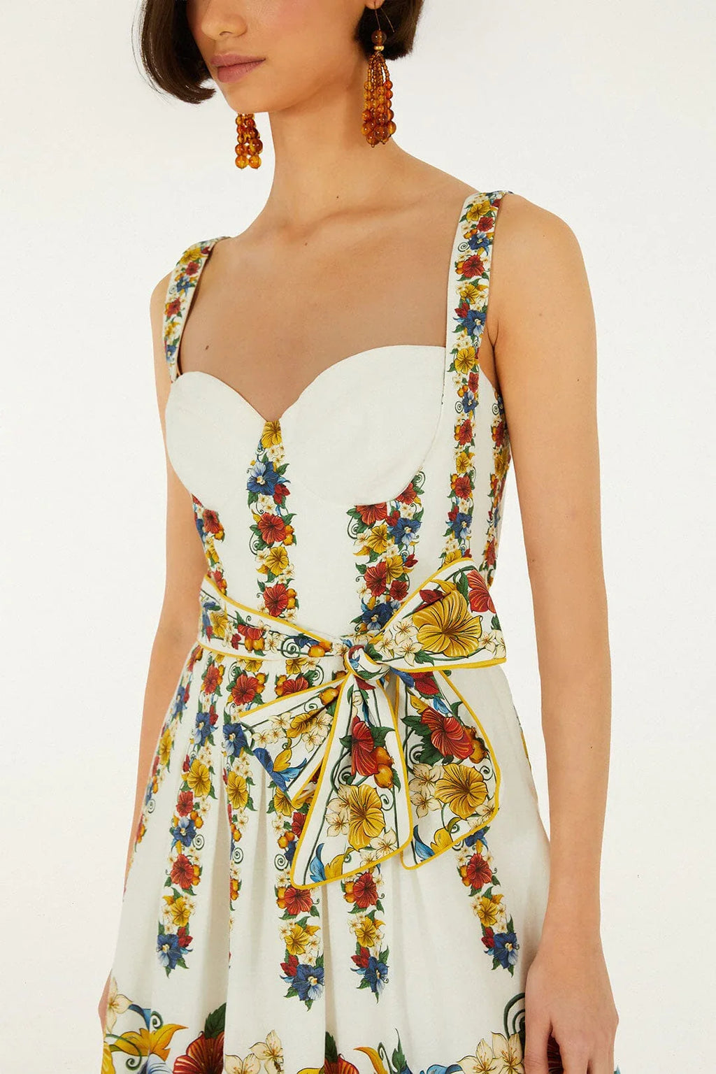 Off-White Tropi Belted Mini Dress