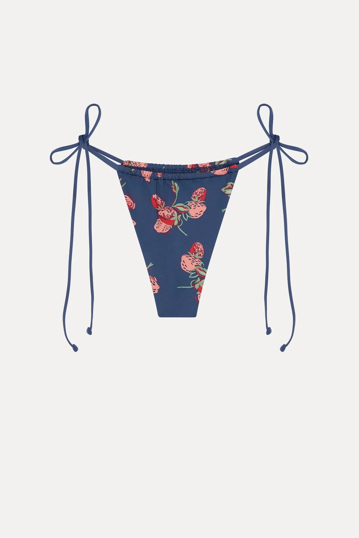 Tia Skimpy String Bikini Bottom - Strawberry Patch