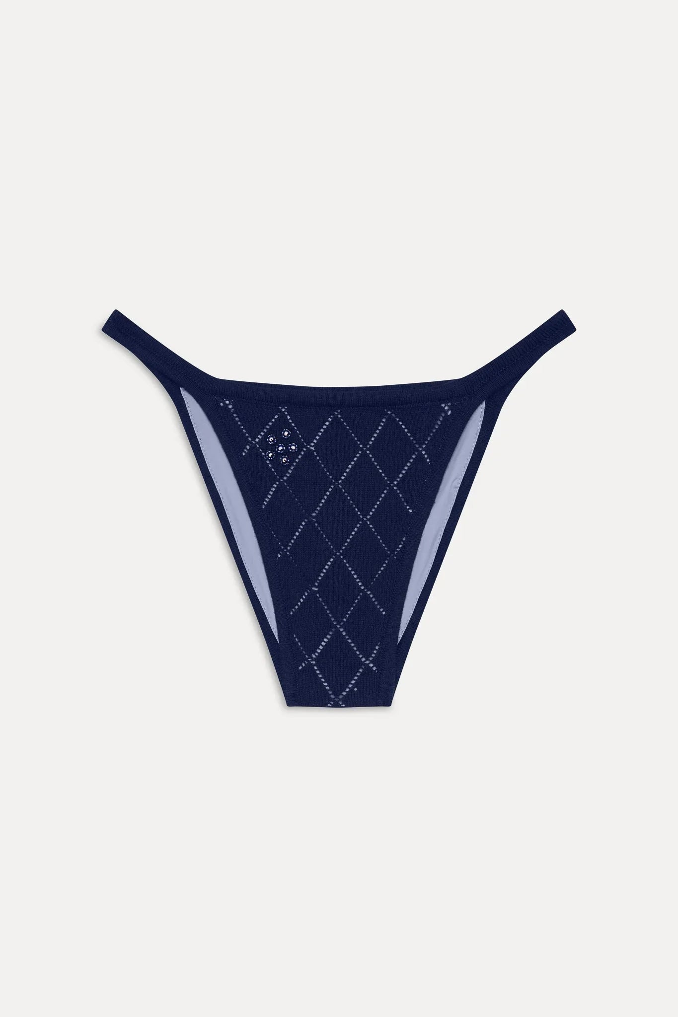 Tide Cheeky Bikini Bottom - Diamond Stitch