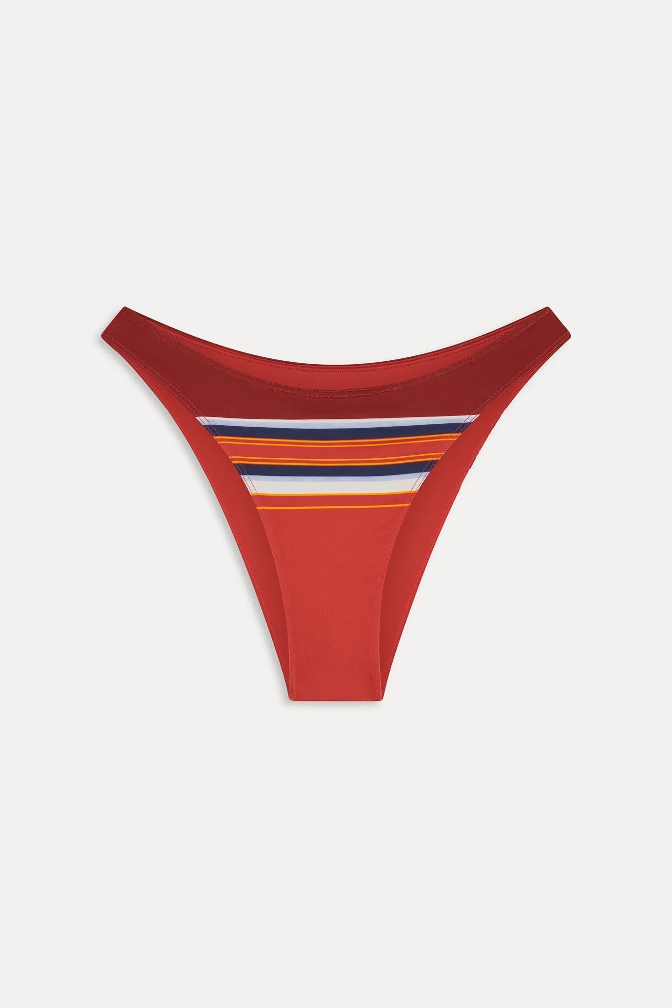 Dove Striped Bikini Bottom - Sandstone