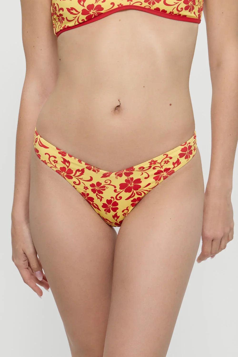 Enzo Cheeky Bikini Bottom - Favorite Flower