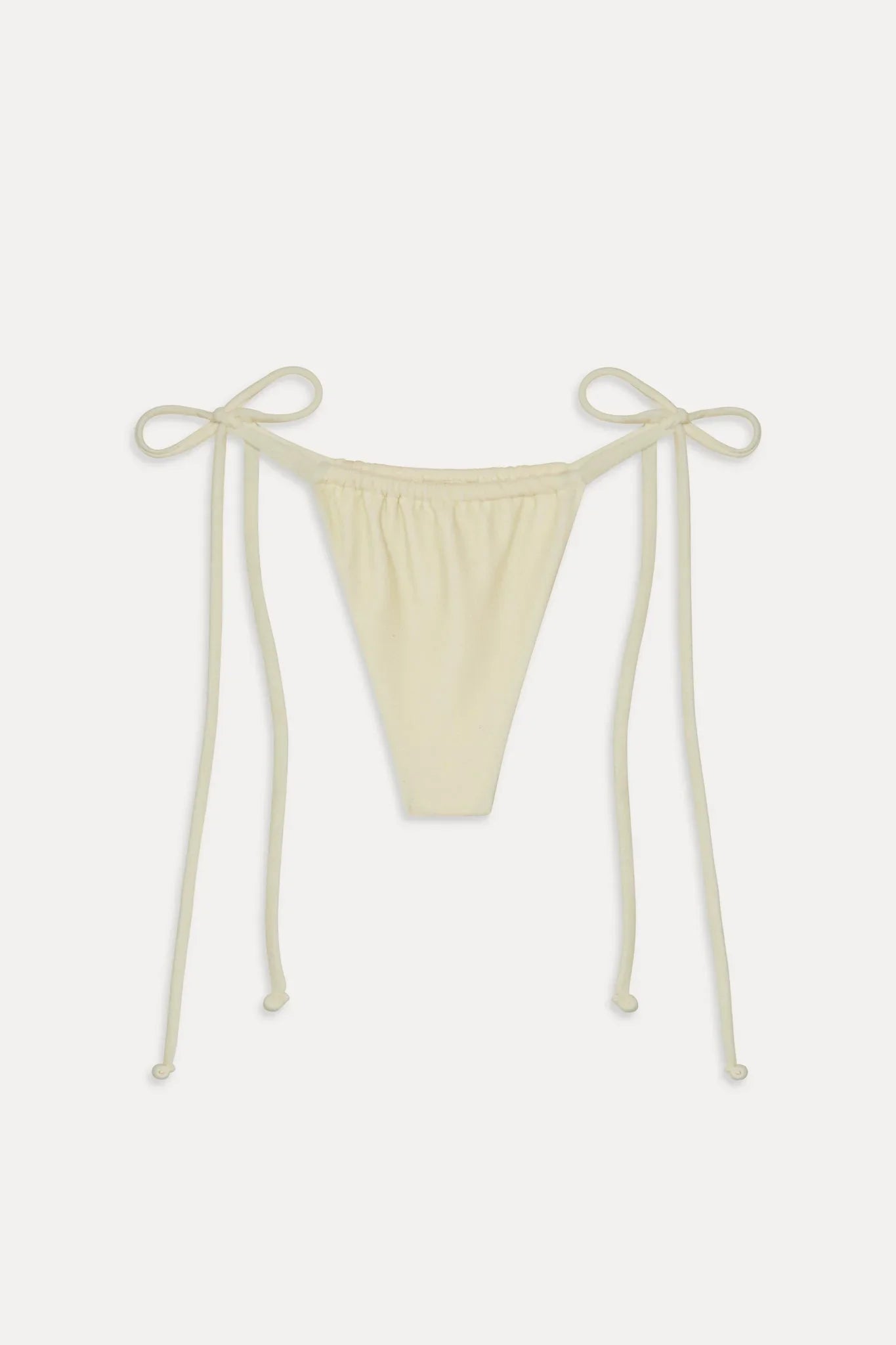 Tia Terry Skimpy Bikini Bottom - Lemon