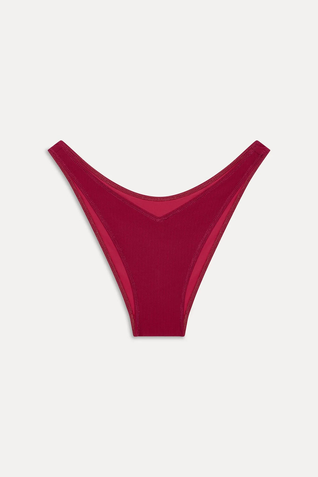 Harper Cheeky Bikini Bottom - Vino