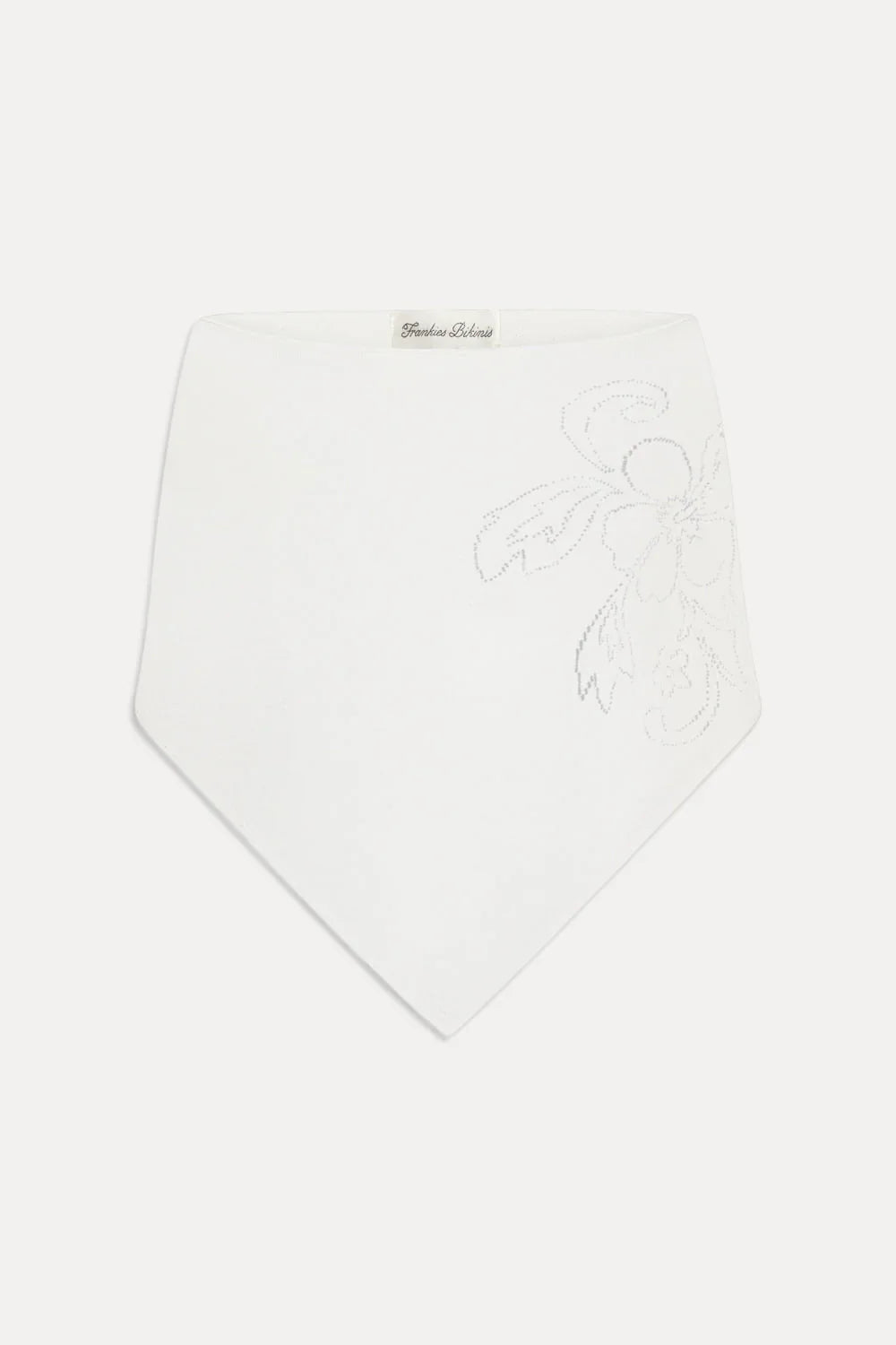 Scout Knit Poncho - White Hibiscus