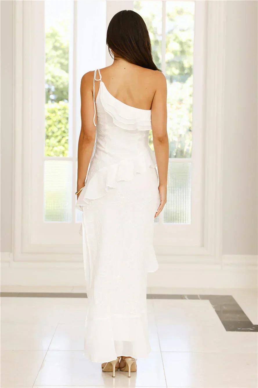 Embrace The Dream One Shoulder Midi Dress